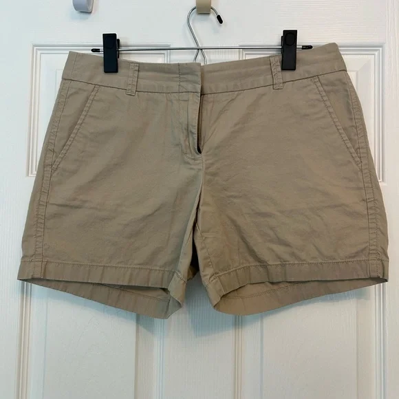 J. Crew Women's Tan Chino Shorts - Picture 3 of 5